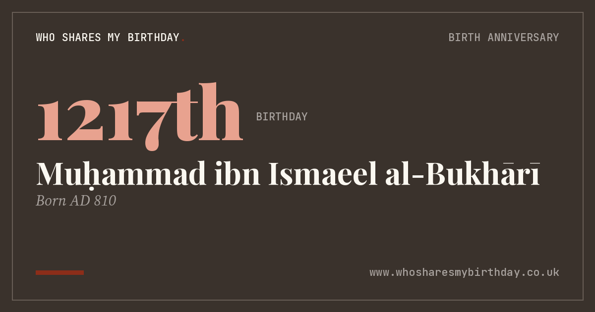 Muḥammad ibn Ismaeel al-Bukhārī