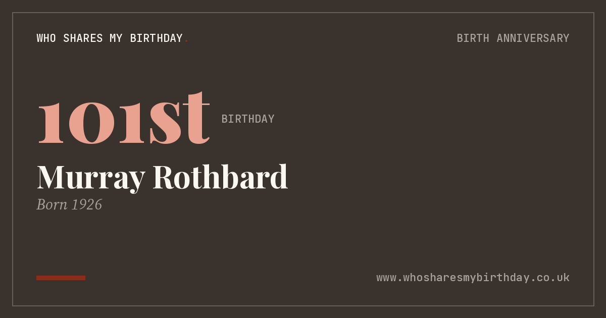 Murray Rothbard