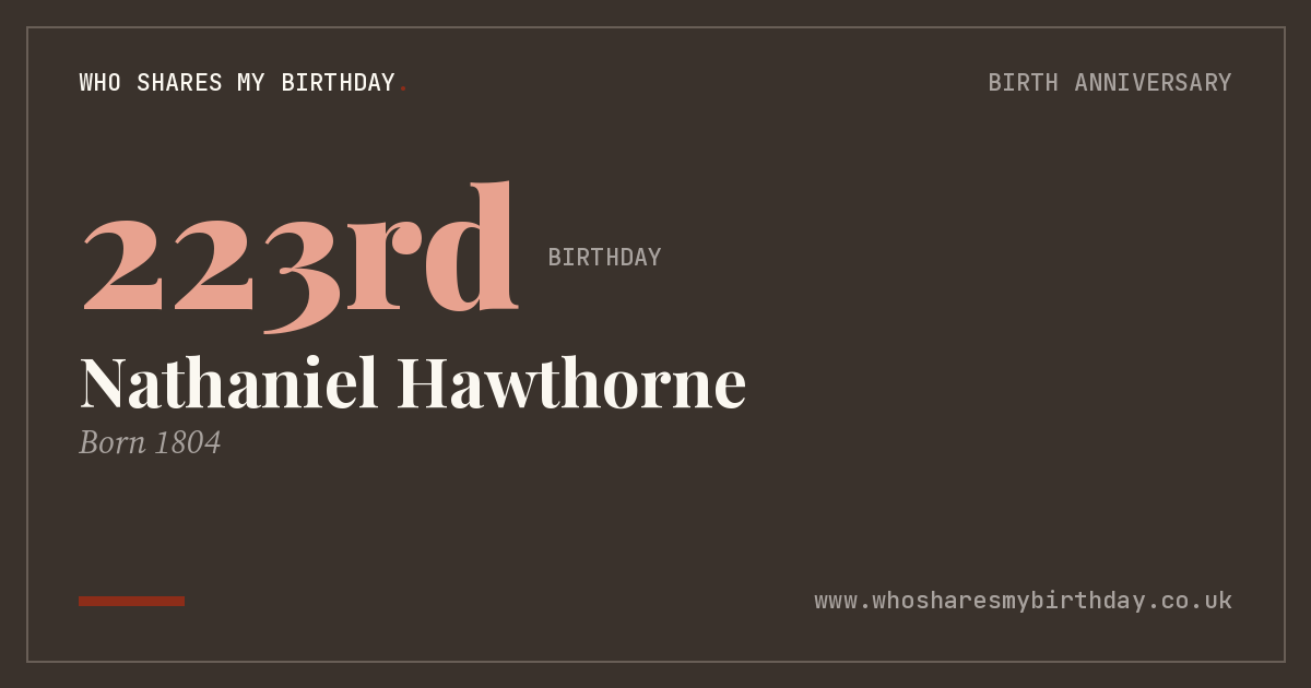 Nathaniel Hawthorne