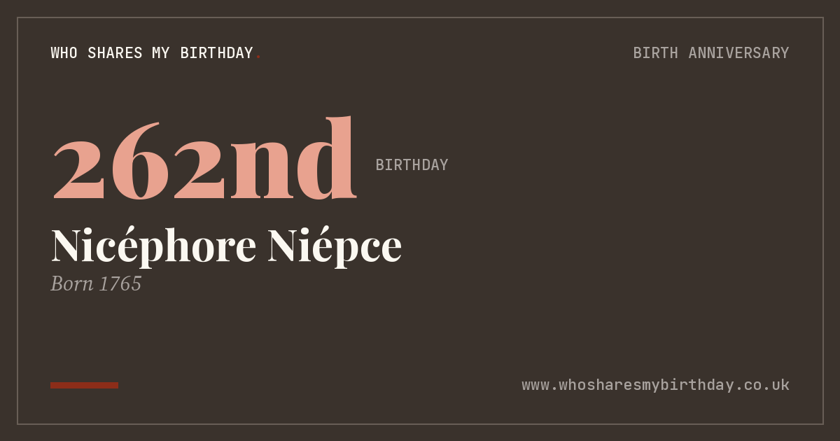 Nicéphore Niépce