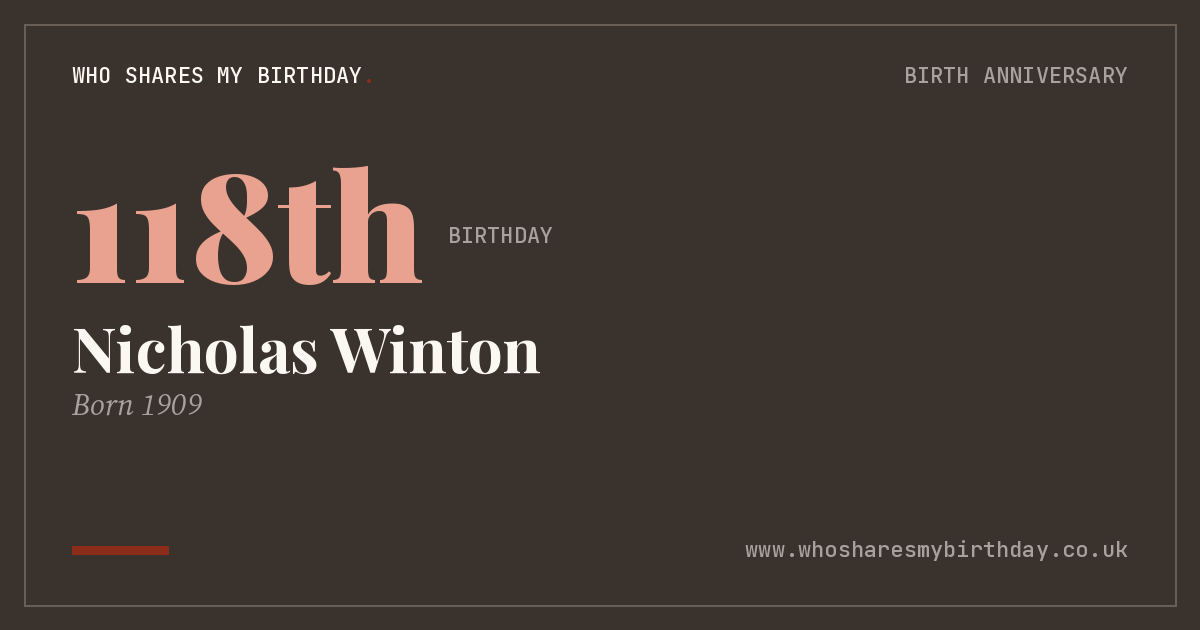 Nicholas Winton