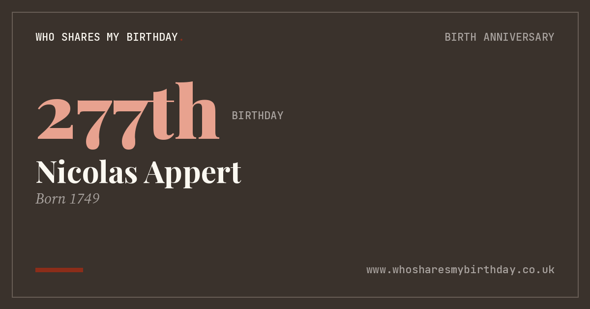 Nicolas Appert