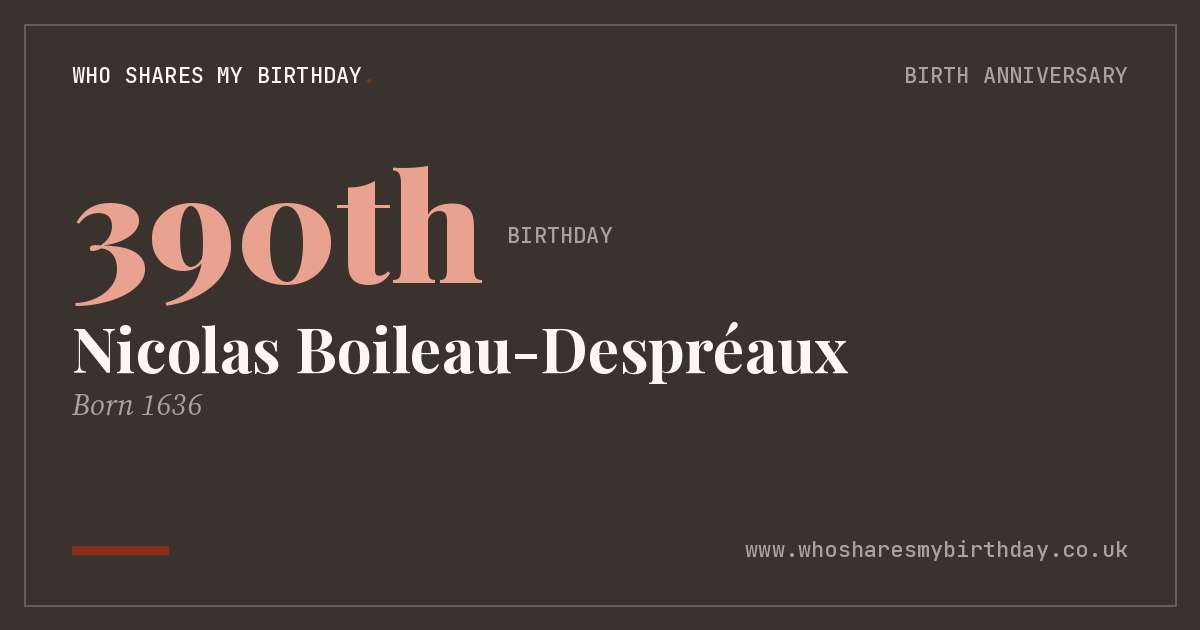 Nicolas Boileau-Despréaux