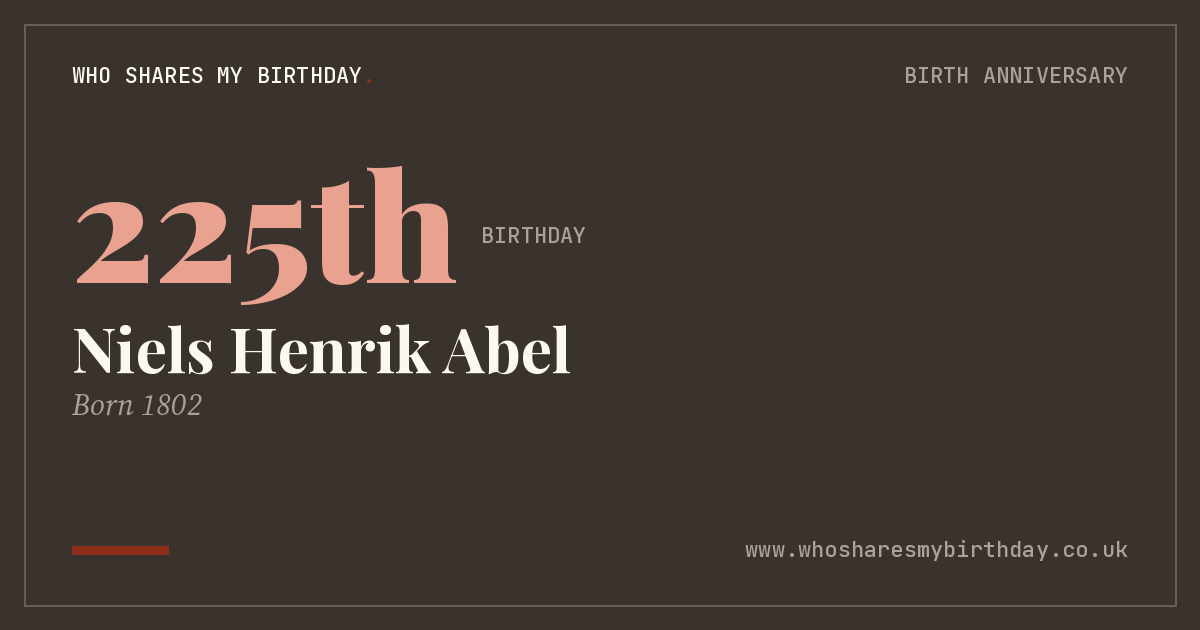Niels Henrik Abel