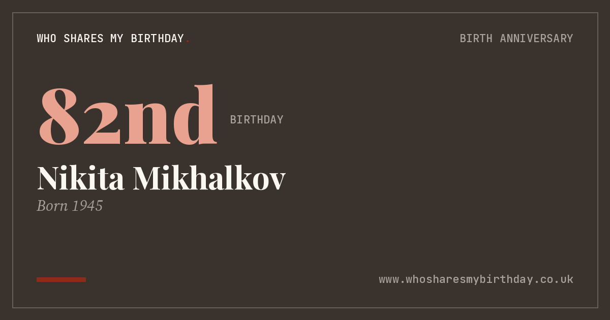 Nikita Mikhalkov