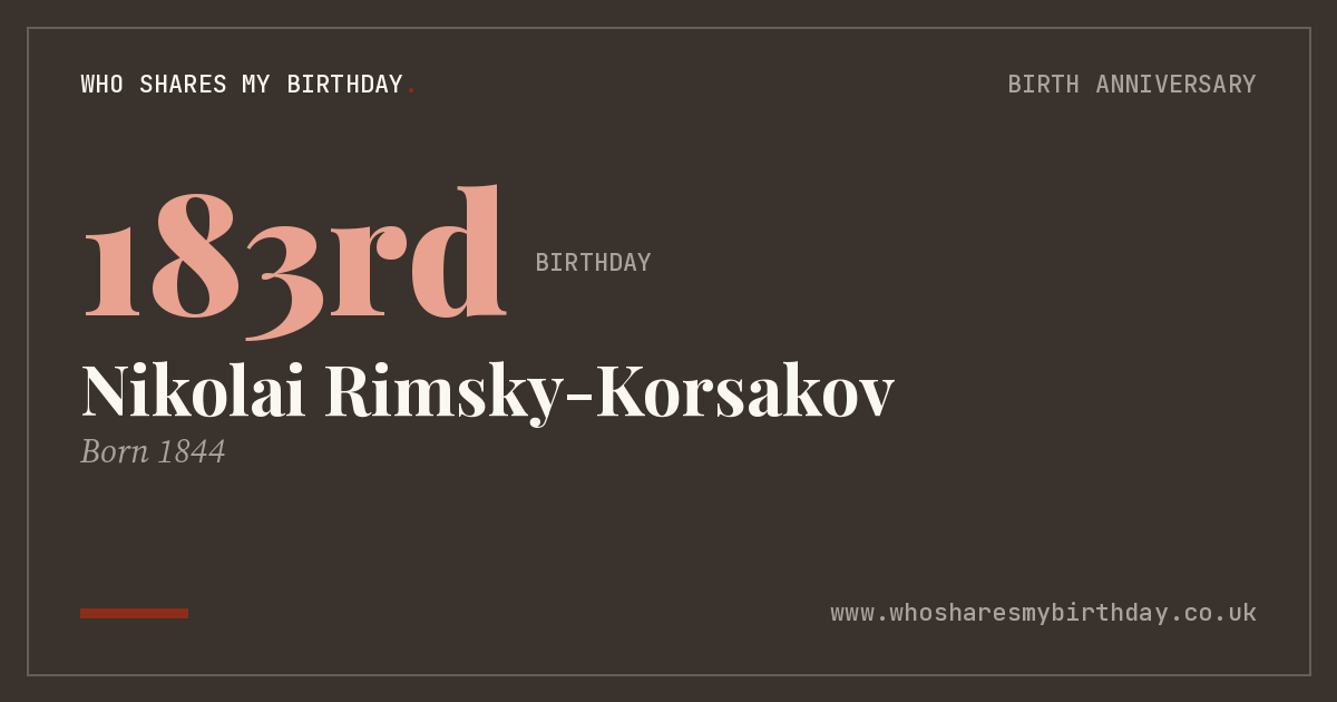 Nikolai Rimsky-Korsakov
