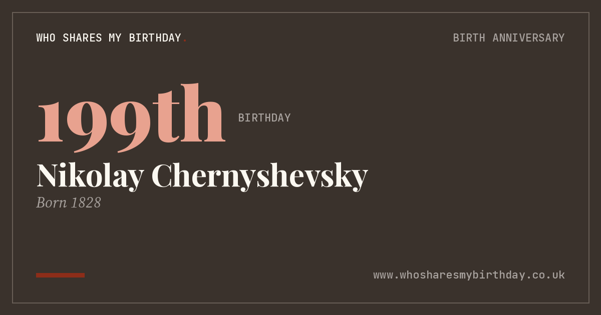 Nikolay Chernyshevsky