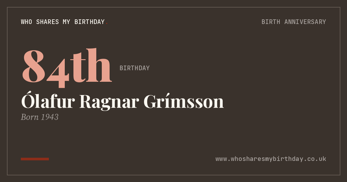 Ólafur Ragnar Grímsson