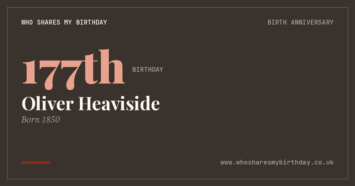 Oliver Heaviside