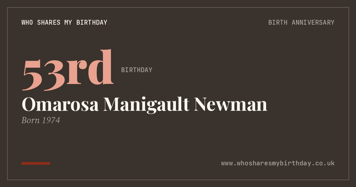 Omarosa Manigault Newman