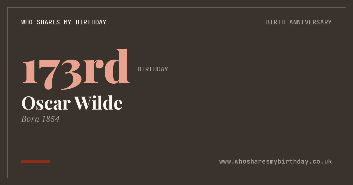 Oscar Wilde