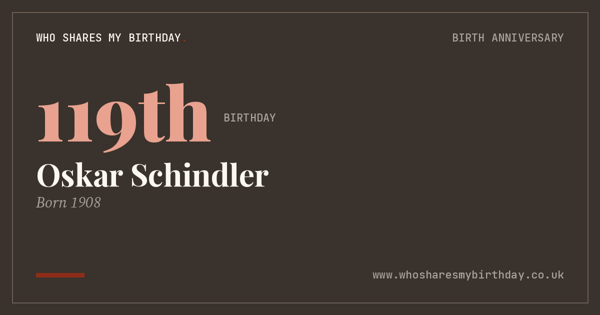 Oskar Schindler