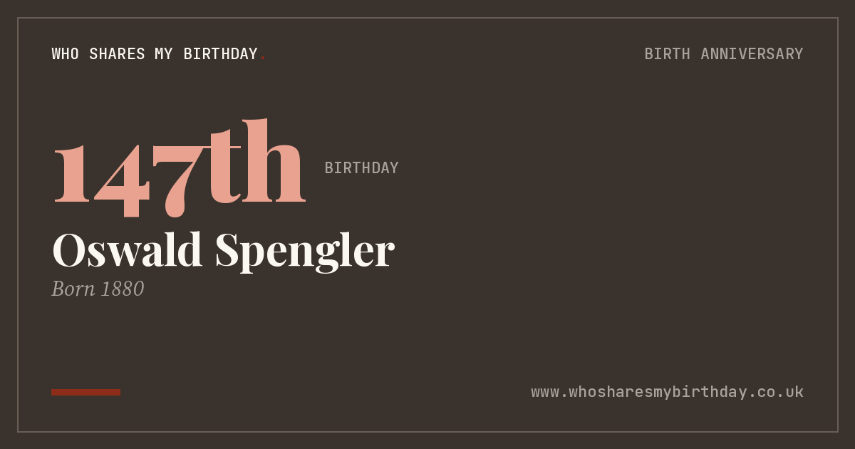 Oswald Spengler