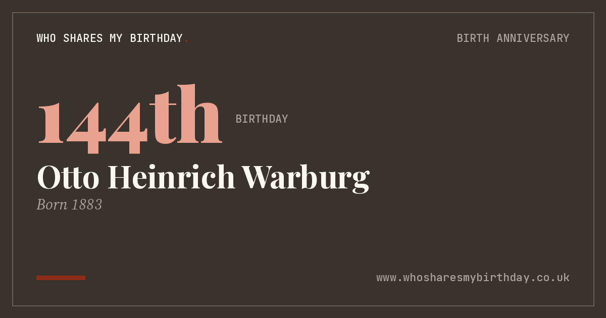 Otto Heinrich Warburg