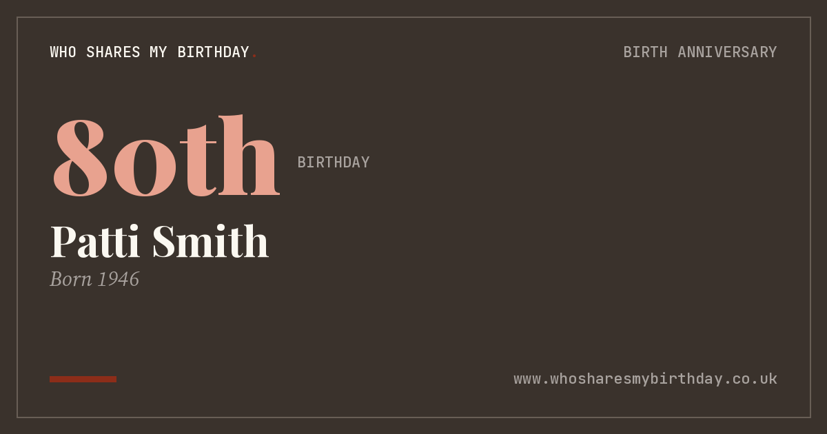 Patti Smith