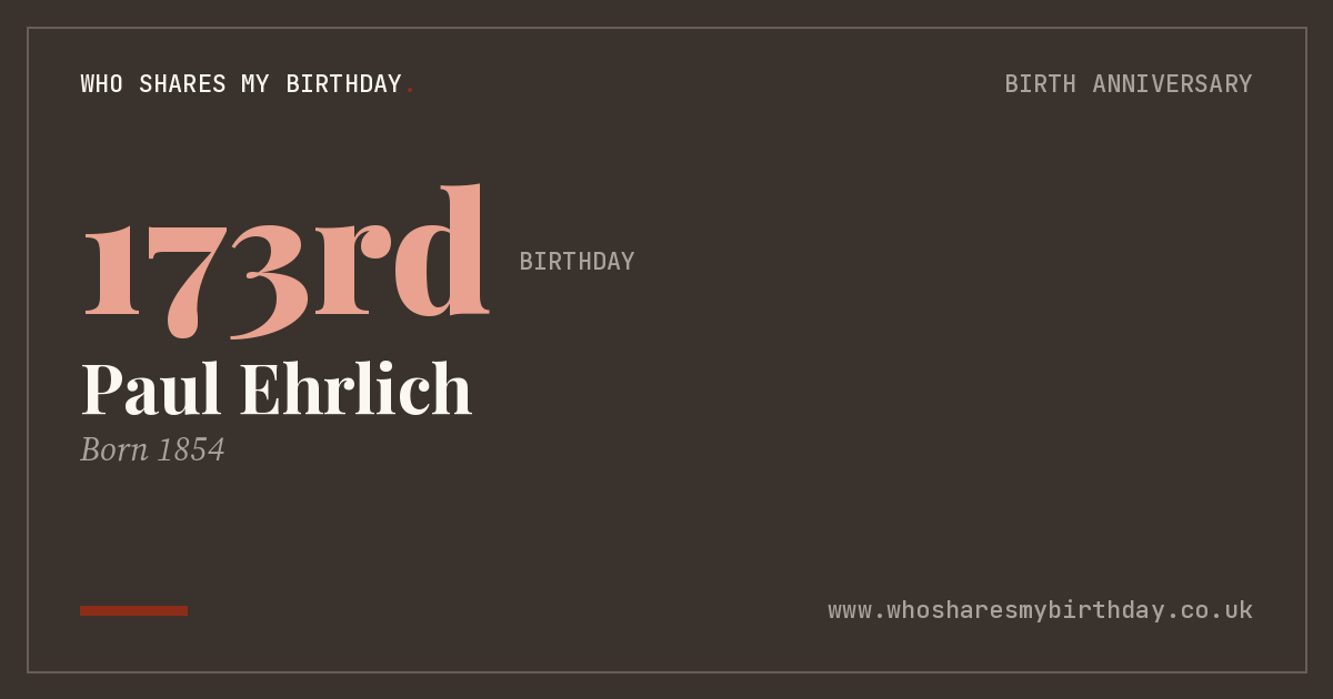 Paul Ehrlich