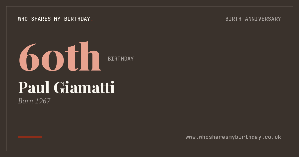 Paul Giamatti