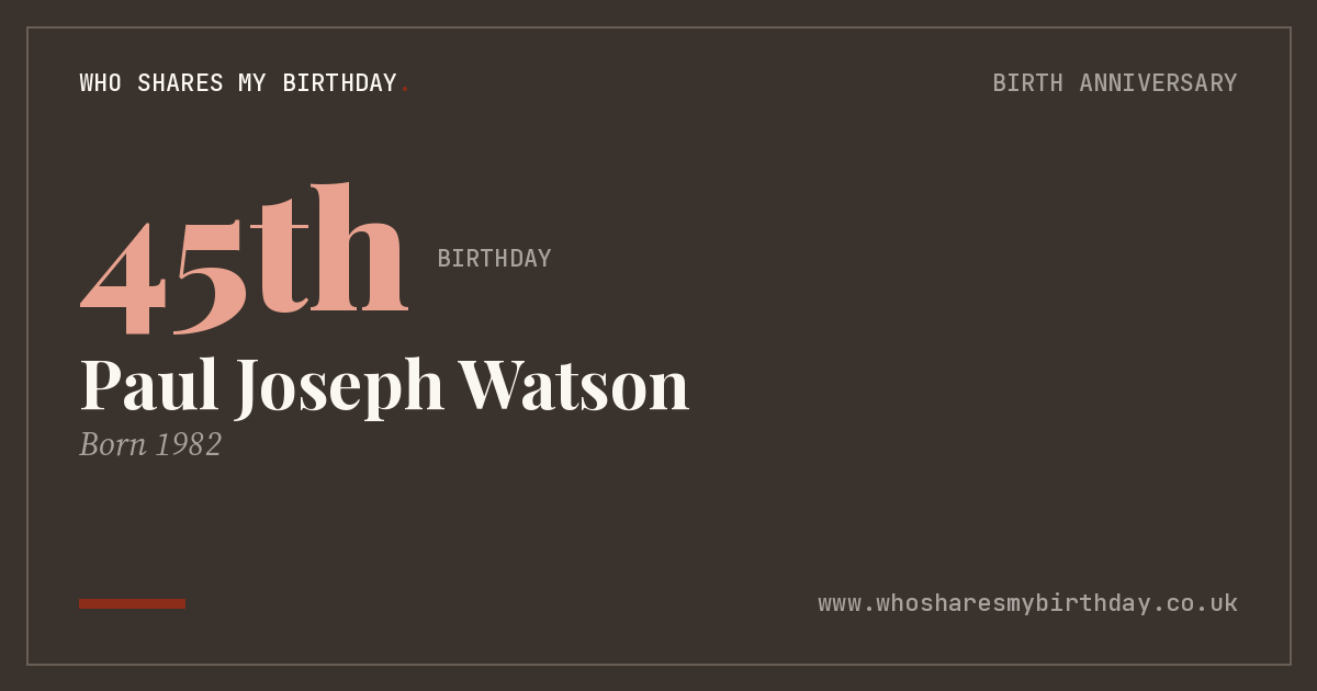 Paul Joseph Watson