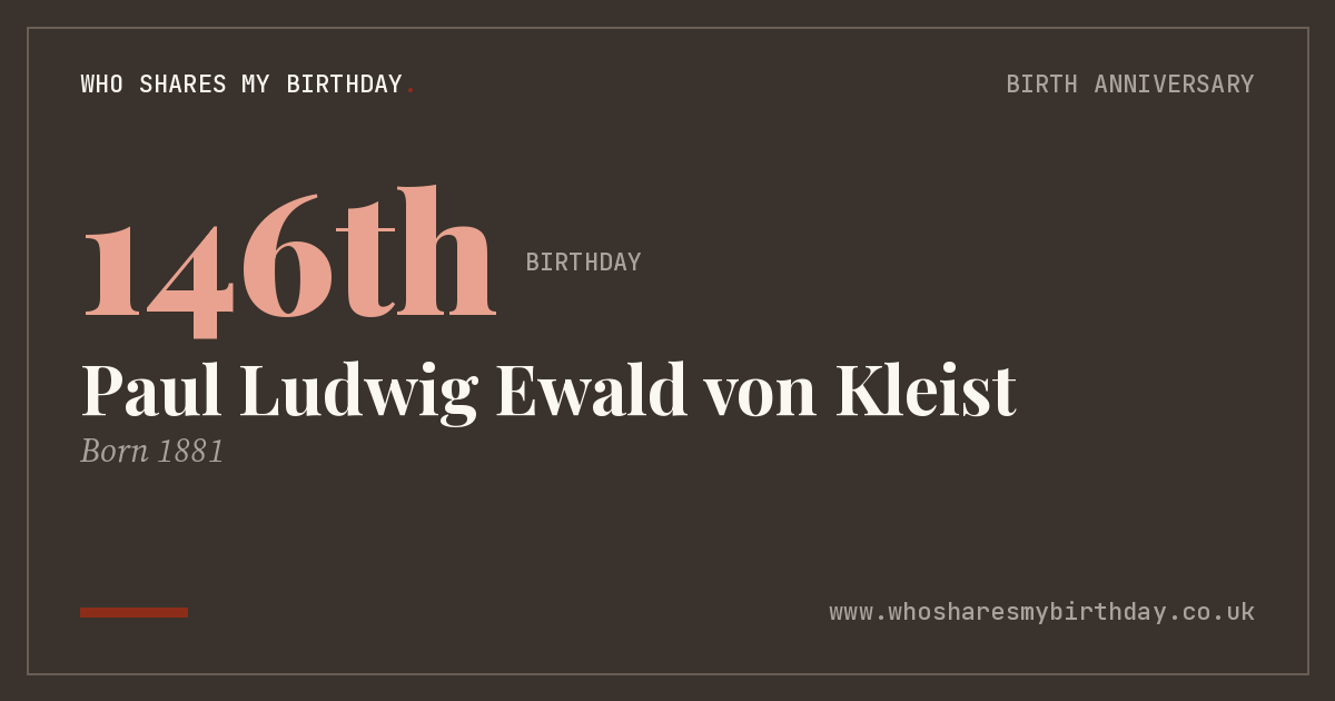 Paul Ludwig Ewald von Kleist