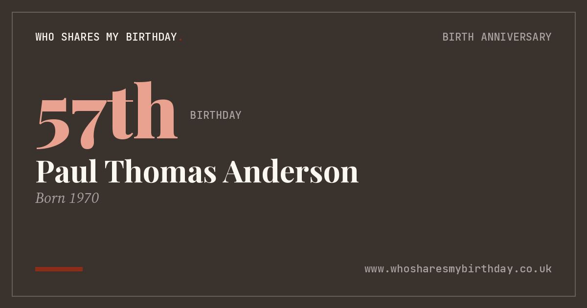 Paul Thomas Anderson