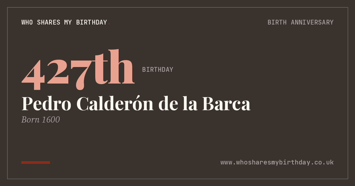 Pedro Calderón de la Barca