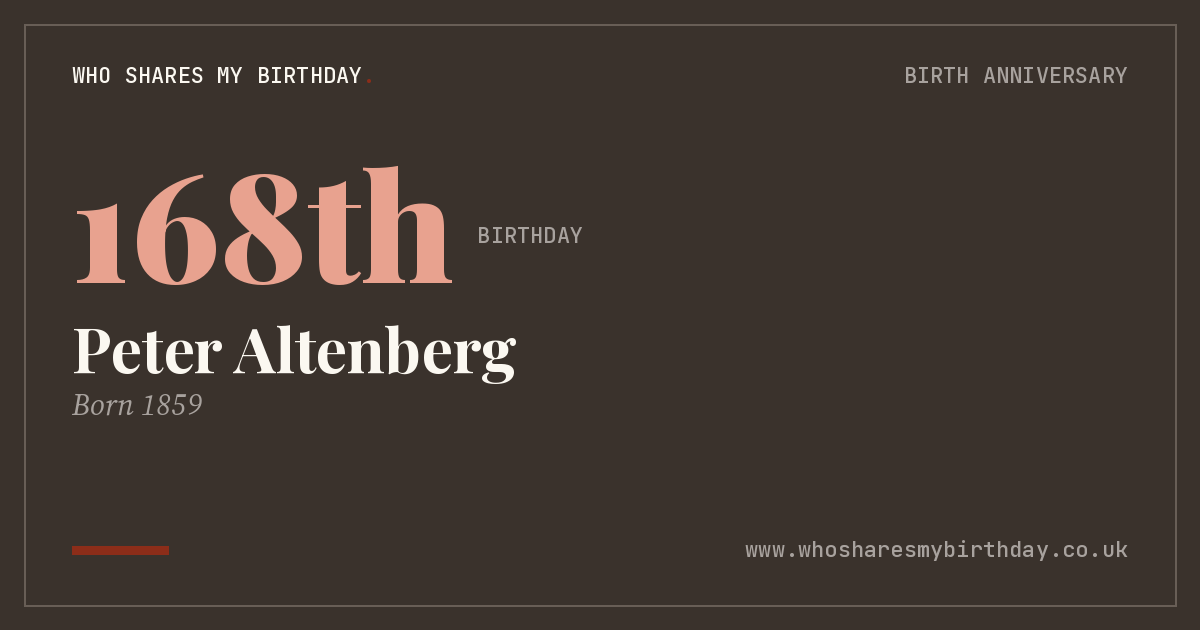 Peter Altenberg