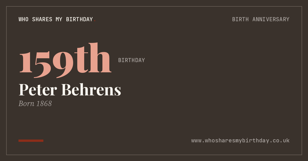 Peter Behrens