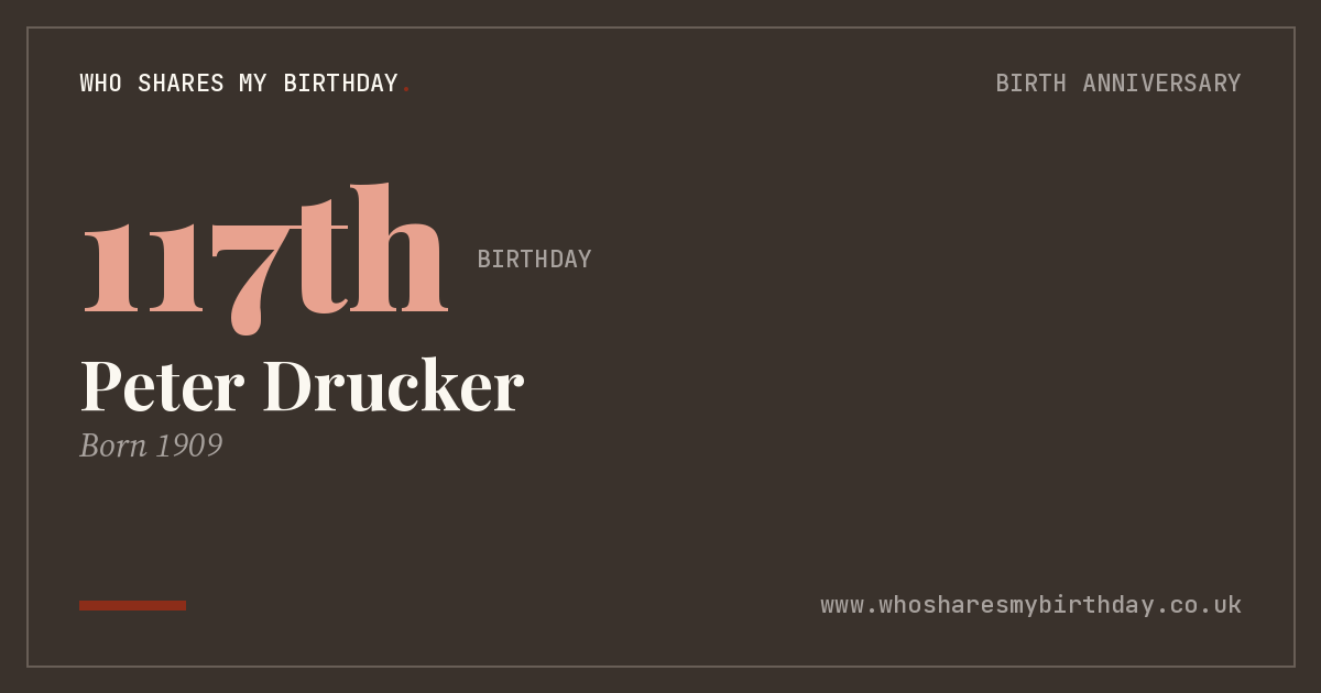 Peter Drucker