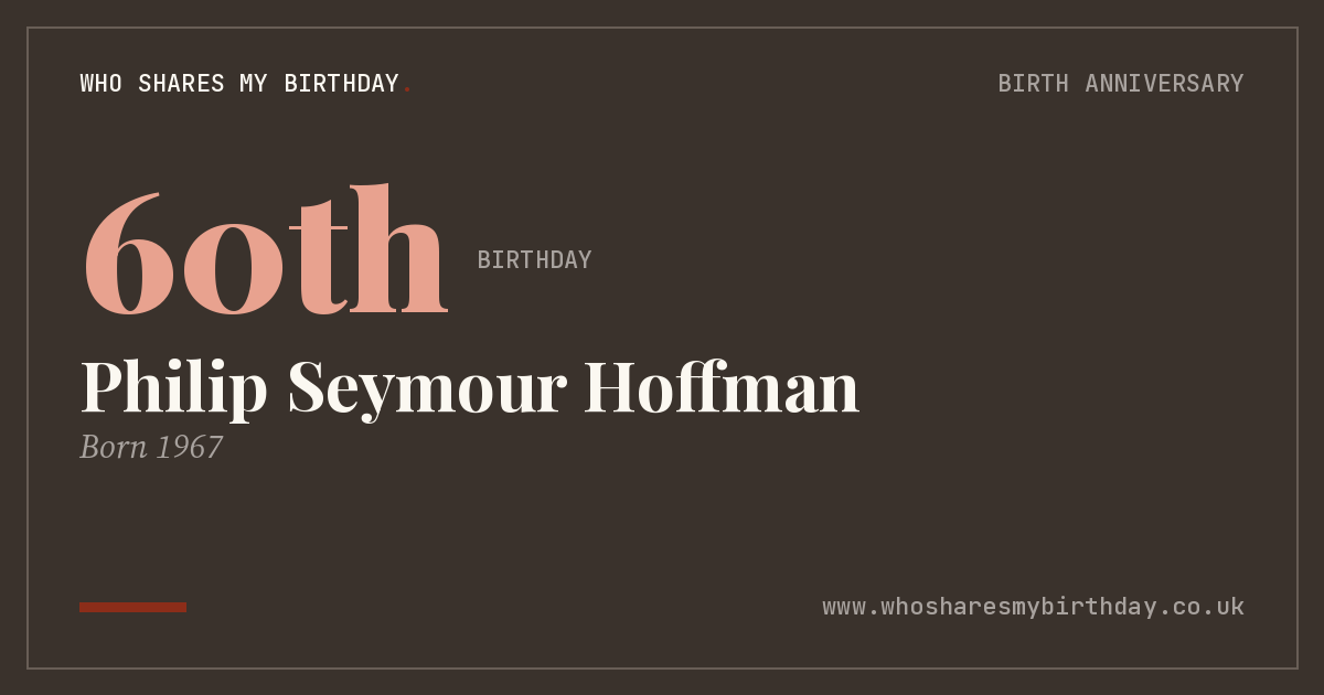 Philip Seymour Hoffman