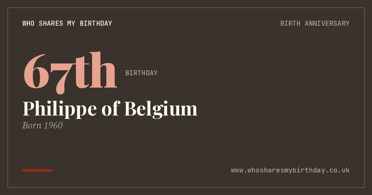 Philippe of Belgium