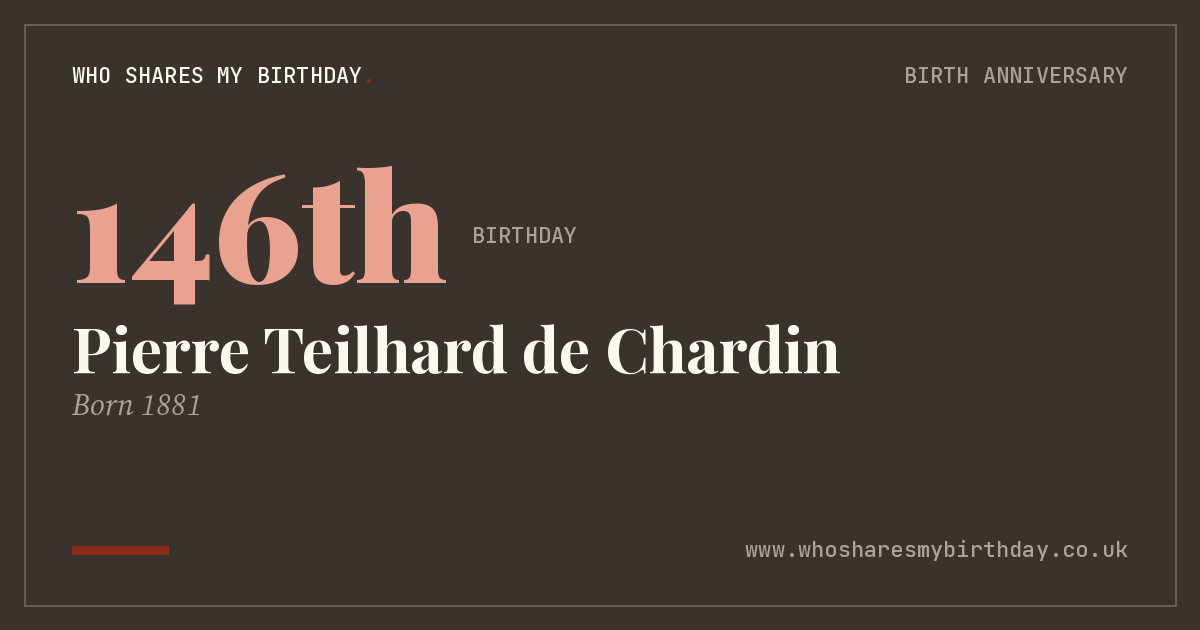 Pierre Teilhard de Chardin