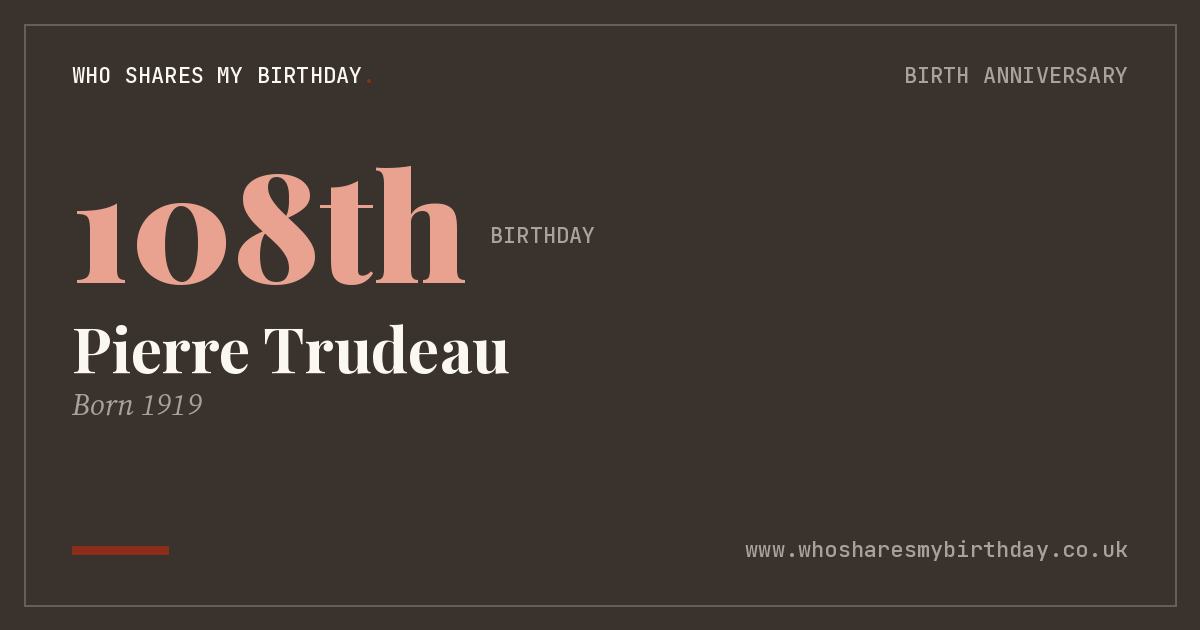 Pierre Trudeau