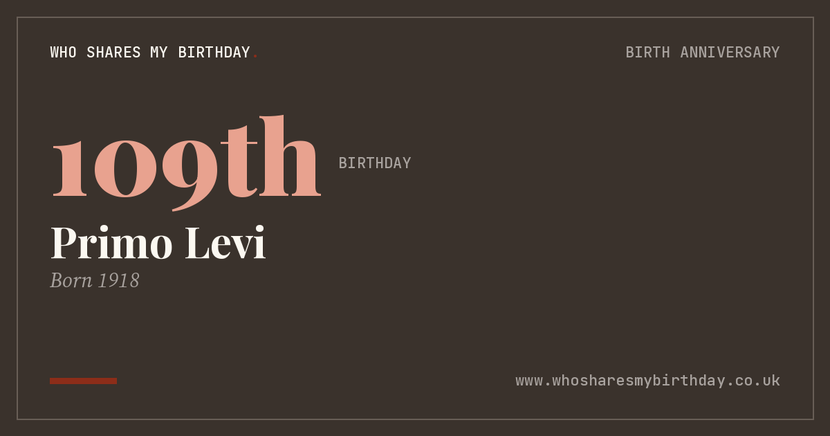 Primo Levi