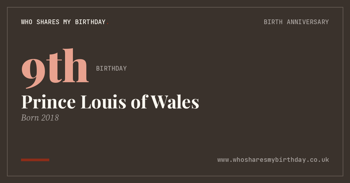 Prince Louis of Wales
