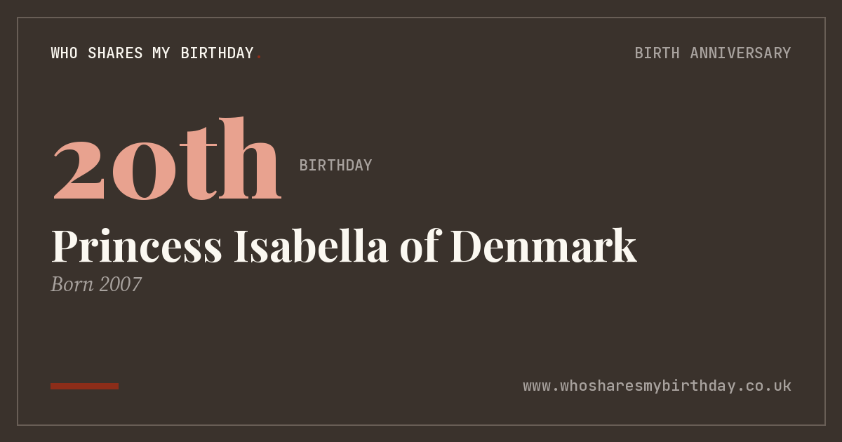 Princess Isabella of Denmark