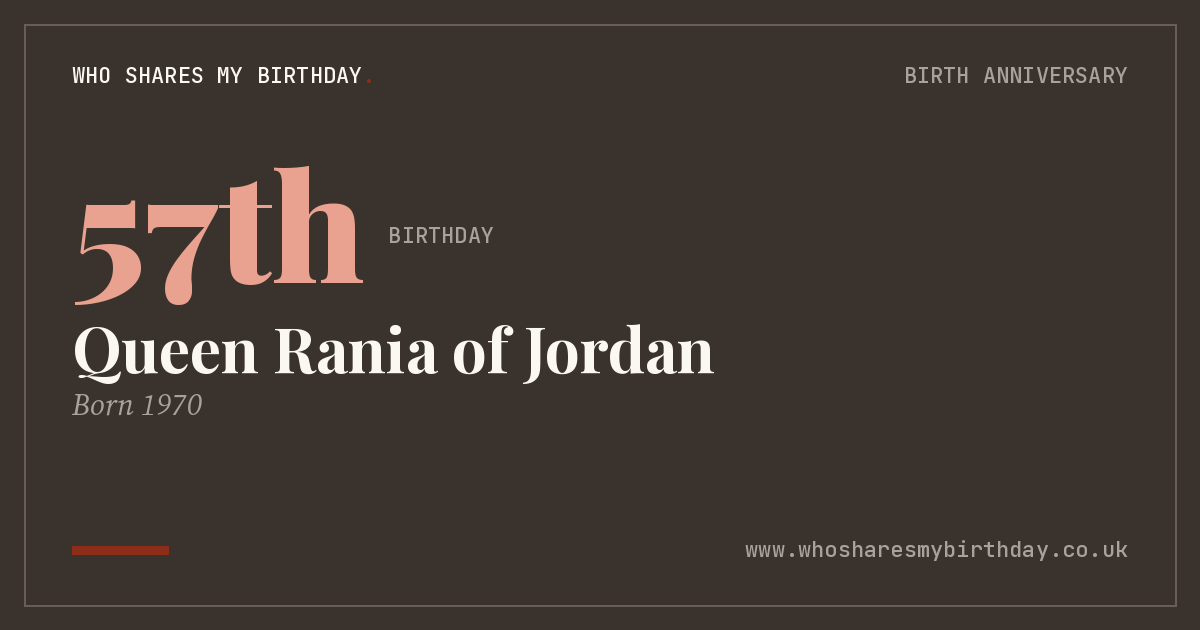 Queen Rania of Jordan