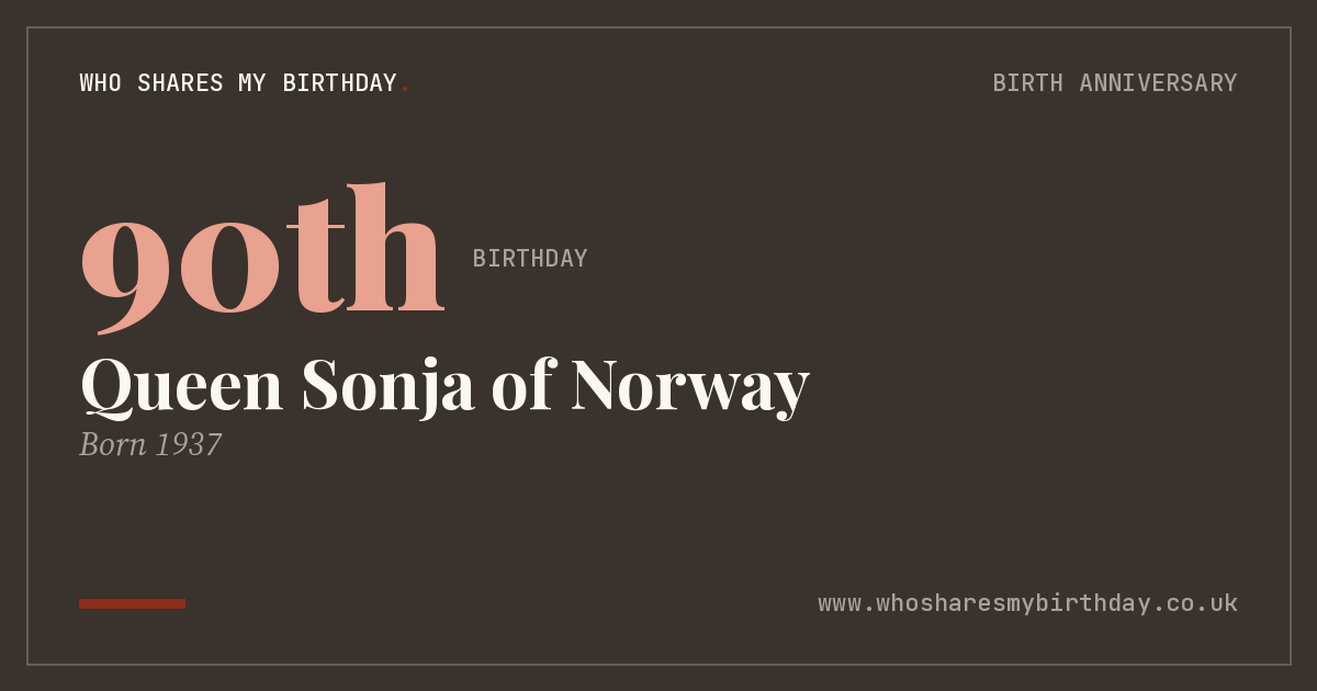 Queen Sonja of Norway