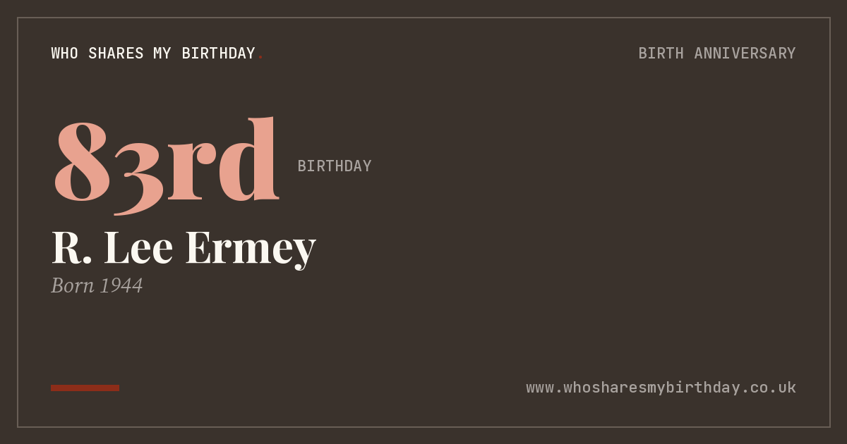 R. Lee Ermey