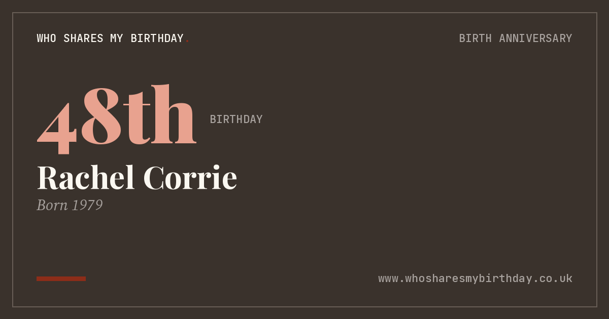 Rachel Corrie