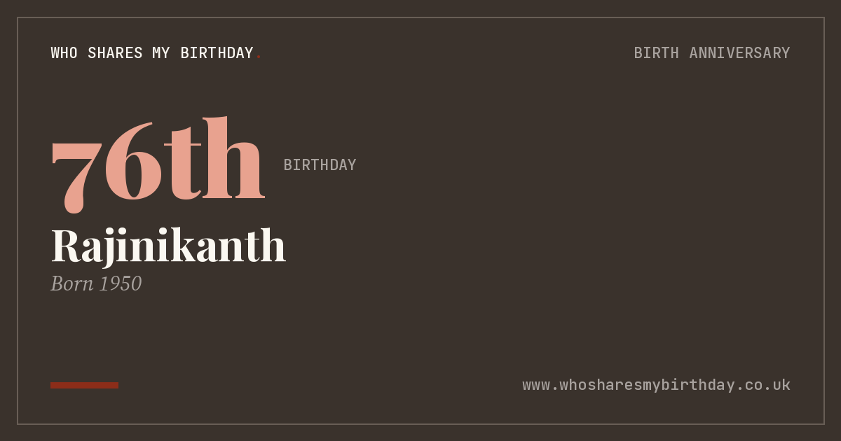 Rajinikanth
