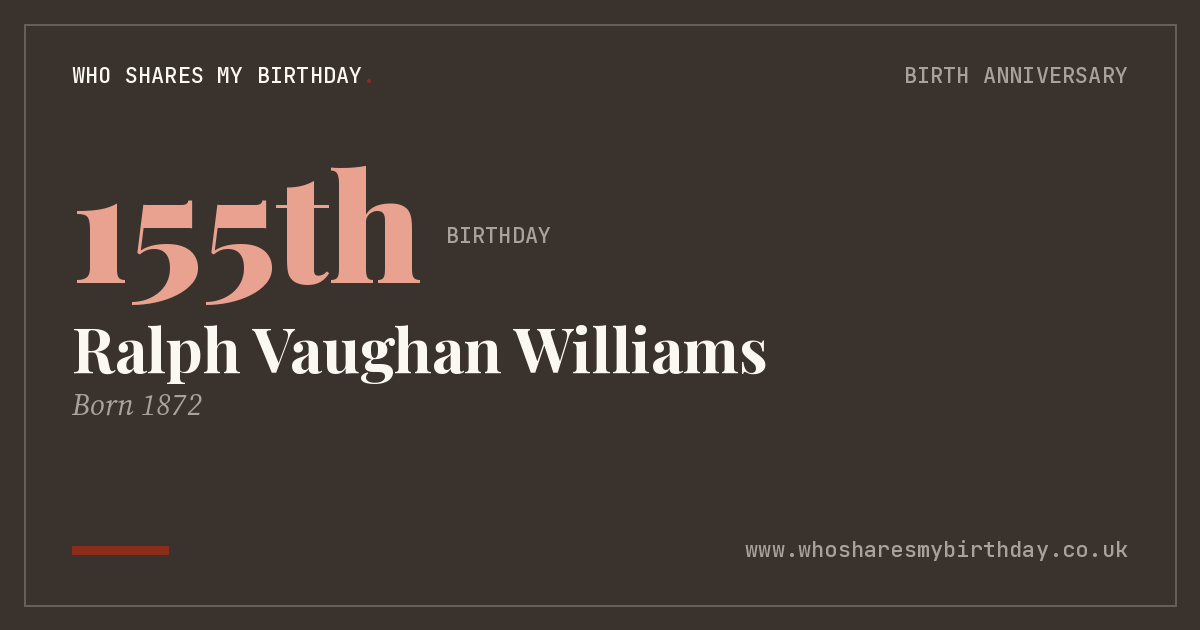 Ralph Vaughan Williams