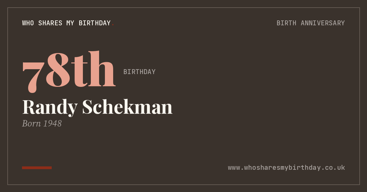 Randy Schekman