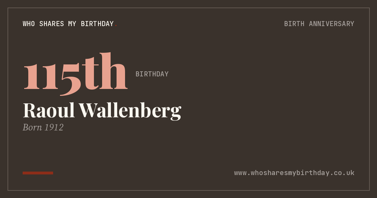 Raoul Wallenberg