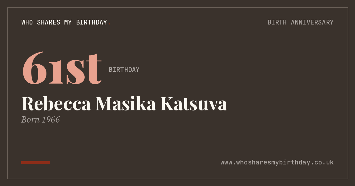 Rebecca Masika Katsuva