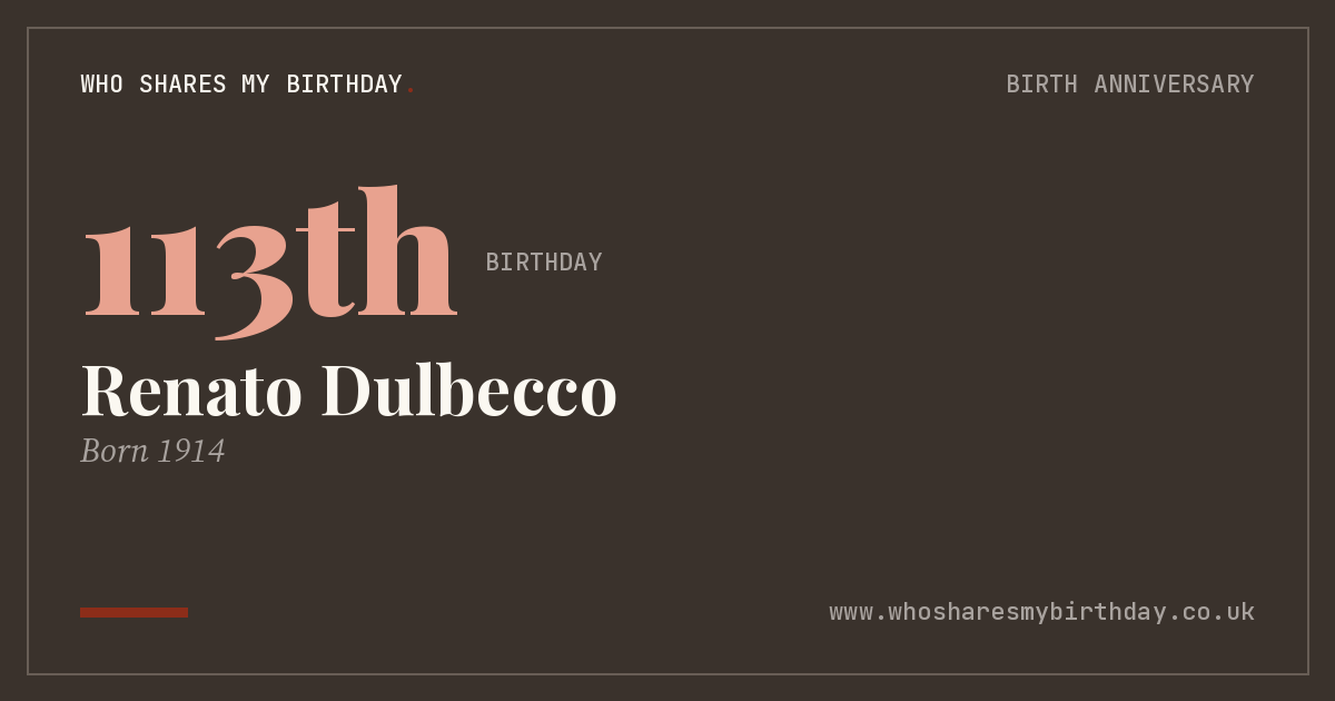 Renato Dulbecco