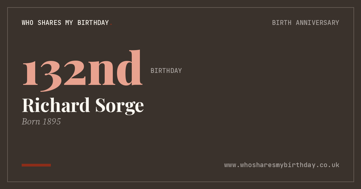 Richard Sorge