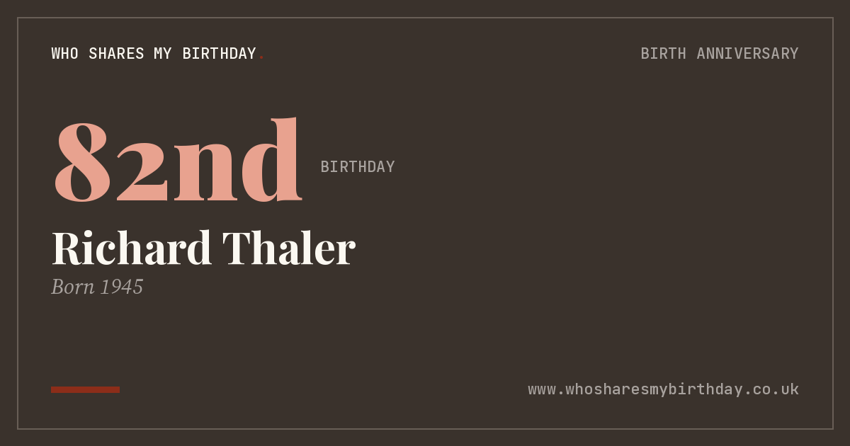 Richard Thaler