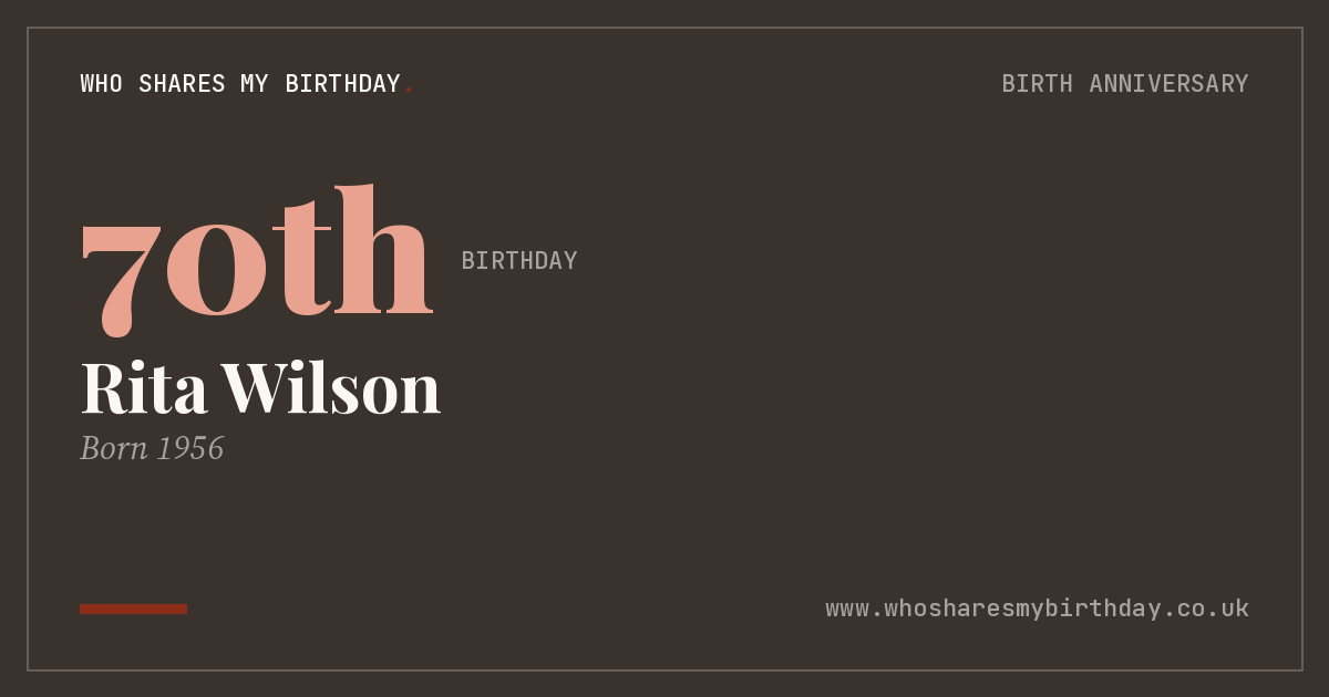 Rita Wilson