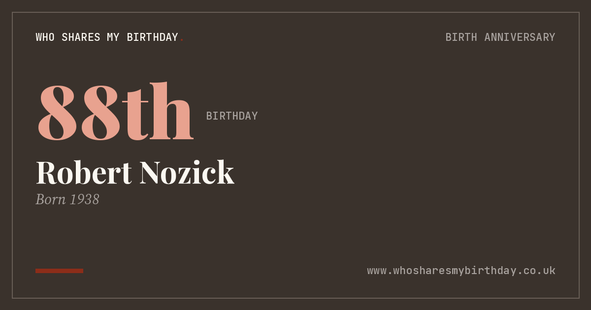 Robert Nozick
