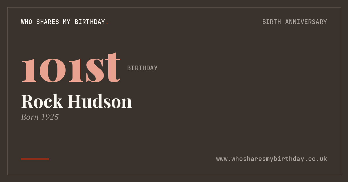 Rock Hudson